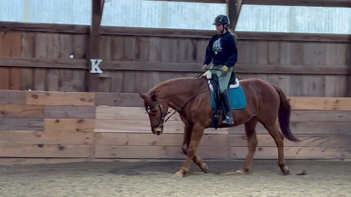 Rudy and Aneliese riding